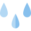 Water drops icon 64x64