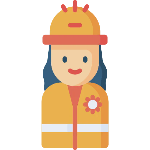 Construction worker icon