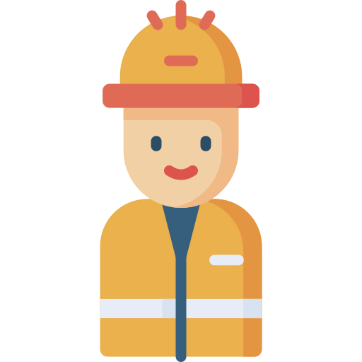 Construction worker icon