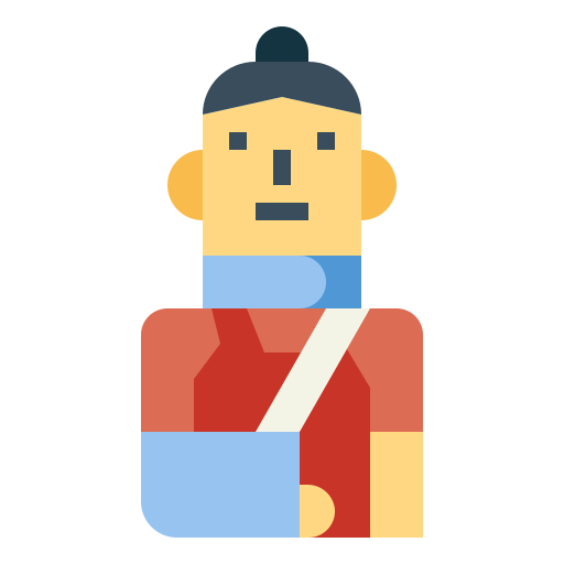 Broken arm Symbol