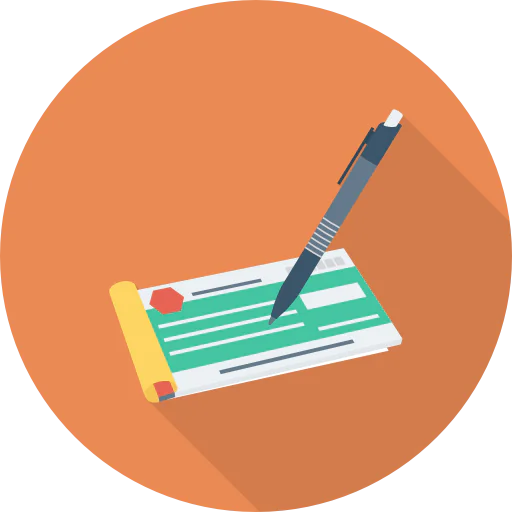 Cheque icon