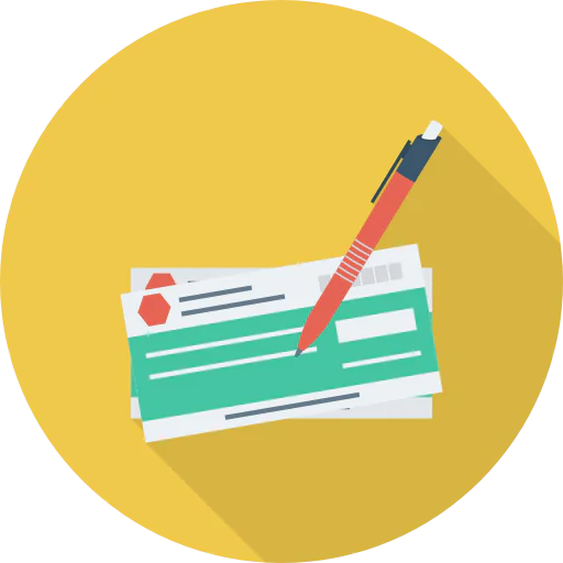 Cheque icon