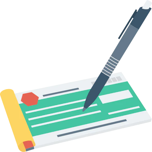 Cheque icon
