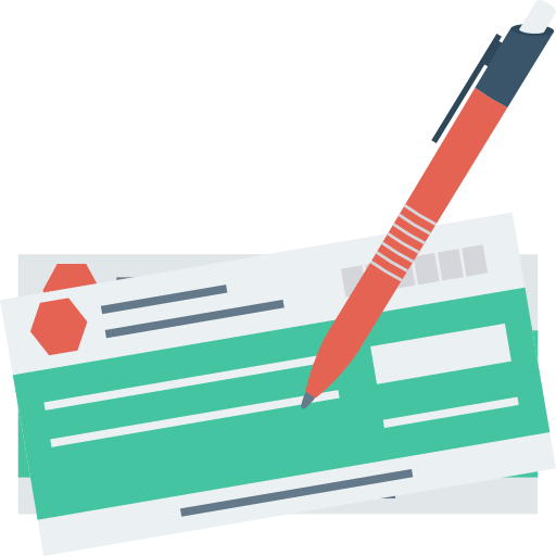 Cheque icon