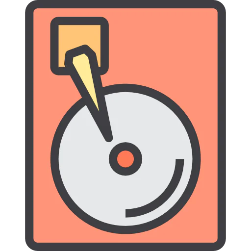 Hard disk icon