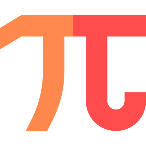 Number pi ícono
