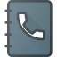 Phone book icon 64x64