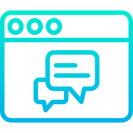 Web chat icon