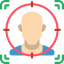 Facial recognition icon 64x64