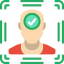 Facial recognition icon 64x64