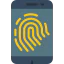Сканирование отпечатков пальцев иконка 64x64