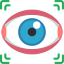 Eye scan icon 64x64