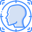 Facial recognition icon 64x64