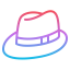Fedora hat icon 64x64