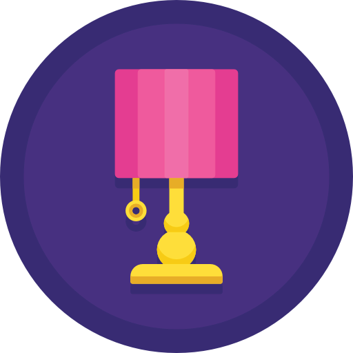 Table lamp icon
