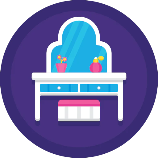 Dressing table icon