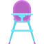 Baby chair icon 64x64