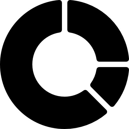 Donut chart ícone
