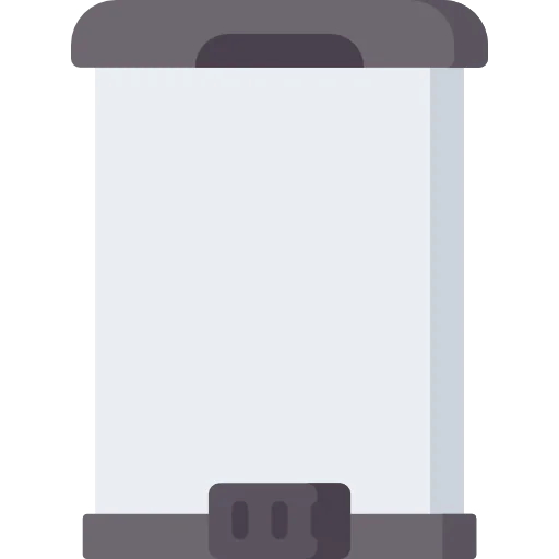 Trash can icon