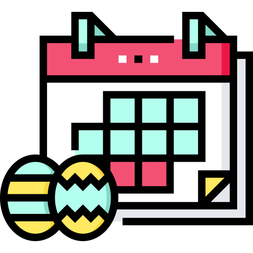 Easter day icon
