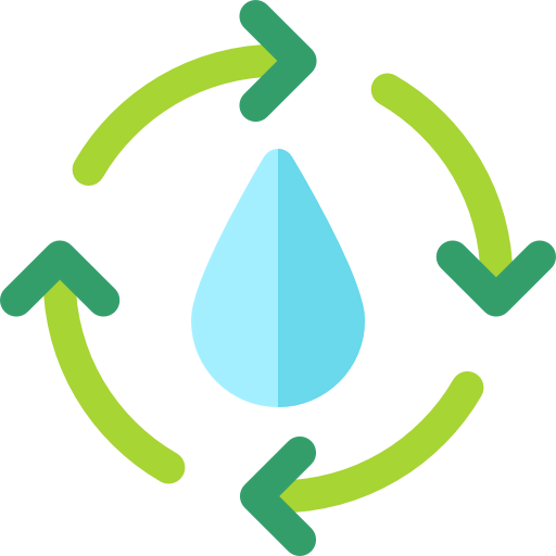 Water cycle ícone