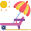 Deck chair biểu tượng 64x64