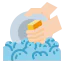 Washing dishes icon 64x64