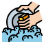 Washing dishes icon 64x64