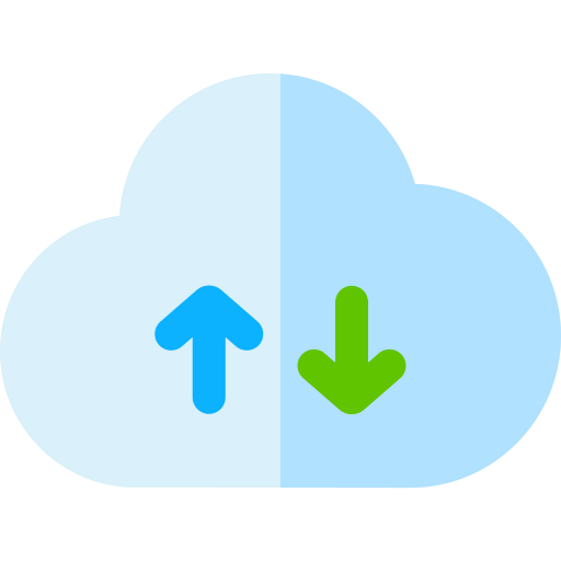 Computing cloud icon