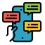 Mobile chat icon 64x64