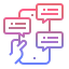 Mobile chat icon 64x64