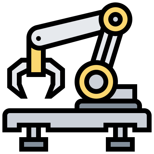 Robotic arm icon