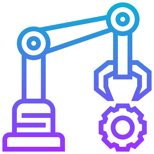 Robotic arm icon