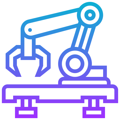 Robotic arm icon