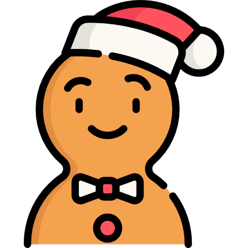 Gingerbread man ícono