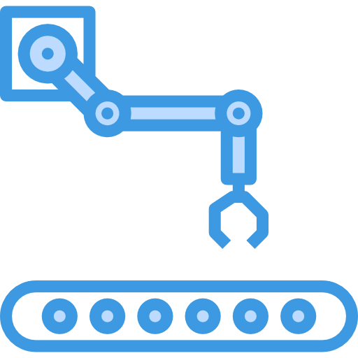 Robotic arm icon
