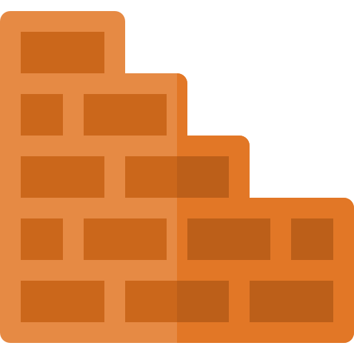 Brick wall icon