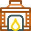 Fireplace icon 64x64
