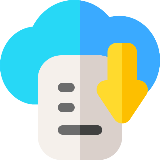 Cloud storage icon