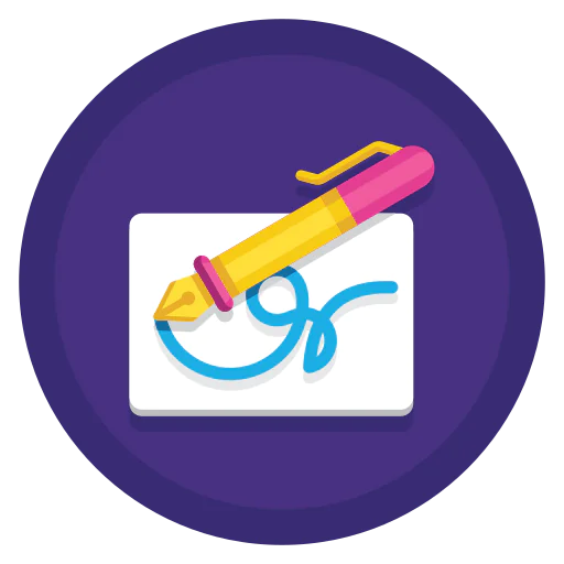 Signature icon