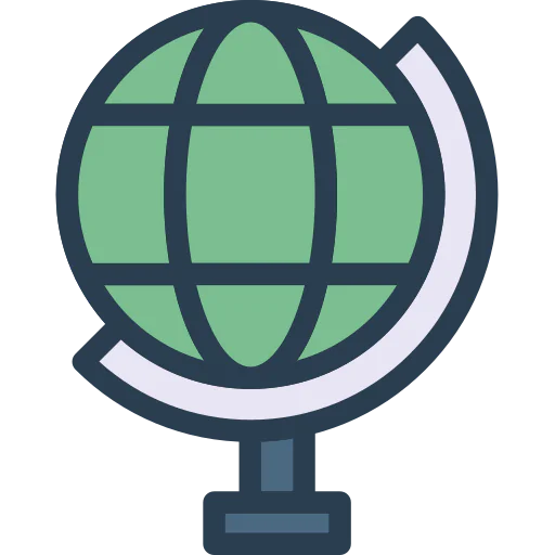Earth globe icône
