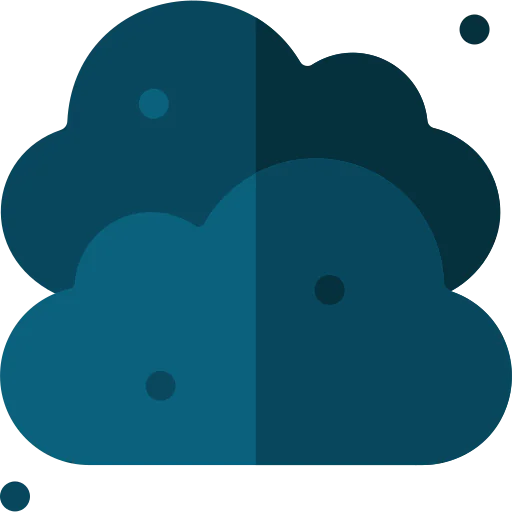 CO2 cloud icon