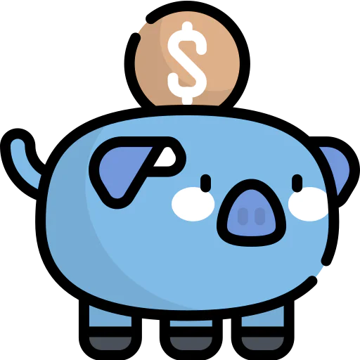 Piggy bank icon