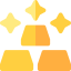 Gold Bars icon 64x64