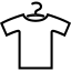 Shirt outline with hanger Symbol 64x64