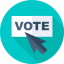 Electronic voting icon 64x64