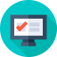 Online voting ícono 64x64