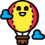 Hot air balloon icon 64x64