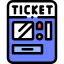 Train ticket icon 64x64