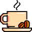 Горячий кофе иконка 64x64